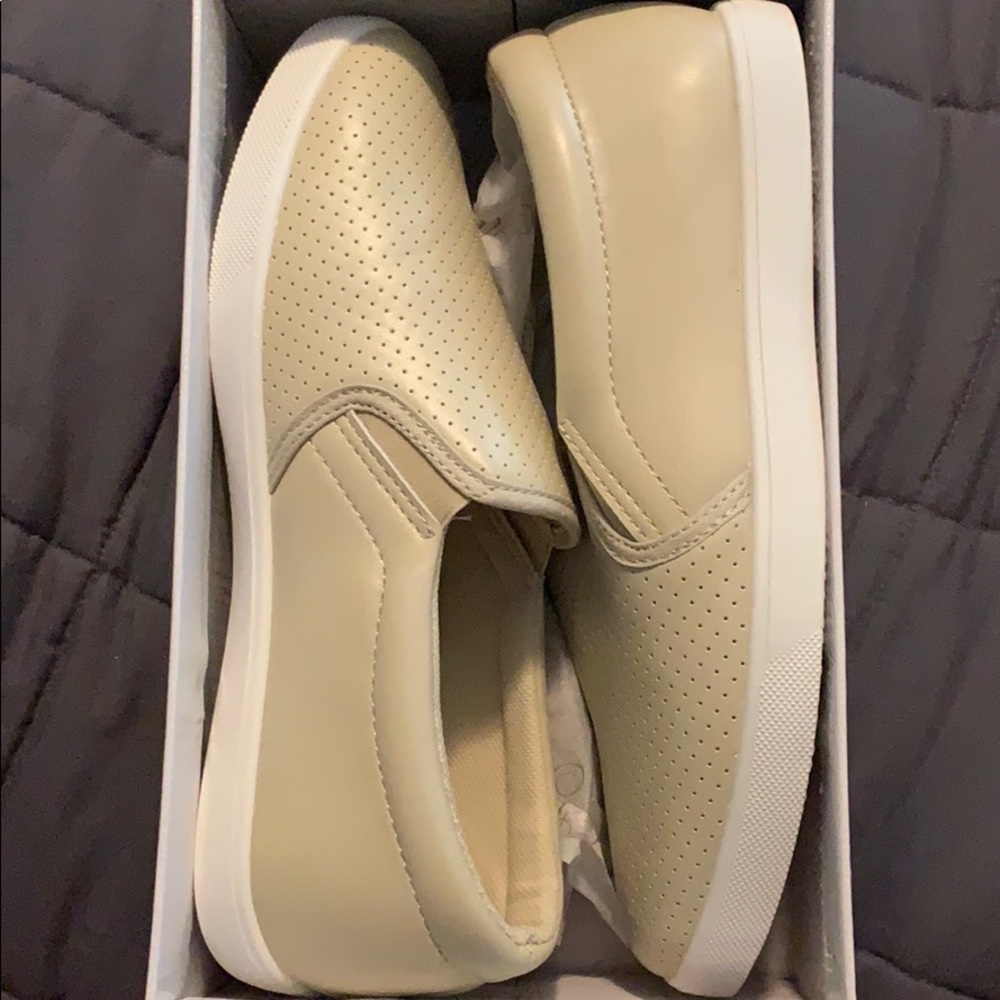 Tan Slip On Shoes